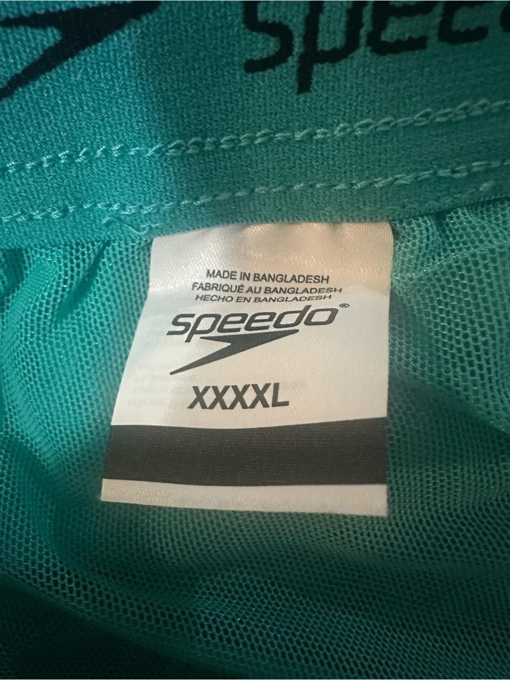 Speedo Comfort Stretch Ceramic Turquoise Swim Trunks 4xl